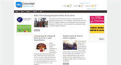 Desktop Screenshot of comunidadsantalucia.com.ar