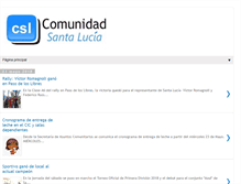 Tablet Screenshot of comunidadsantalucia.com.ar